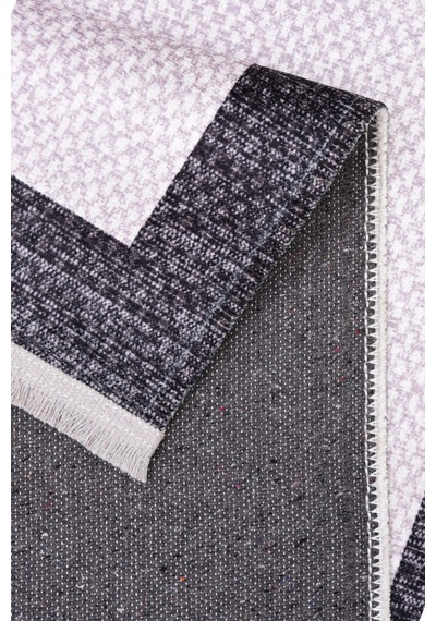 Modern Minimal Kilim Açık Gri Düz Tasarım Kaymaz Taban Yıkanabilir Gri Gri