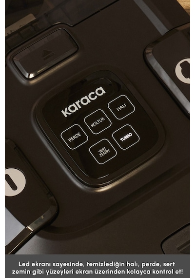 Karaca Vantuz Mpro Elektrikli Süpürge Walnut Brown