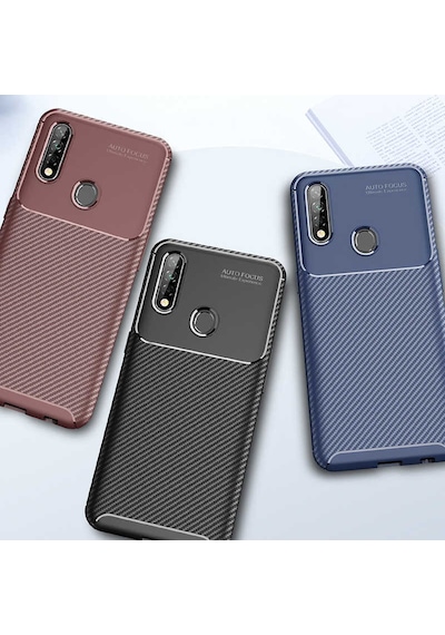 Oppo A31 Kılıf Zore Negro Silikon Kapak Siyah