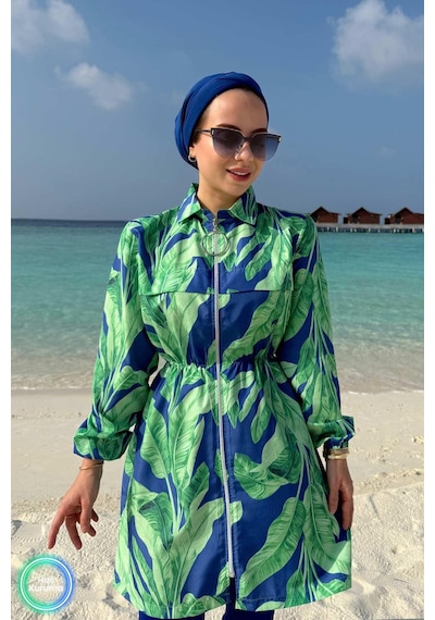 Kahijab Palm Tesettür Mayo - Yeşil Yeşil