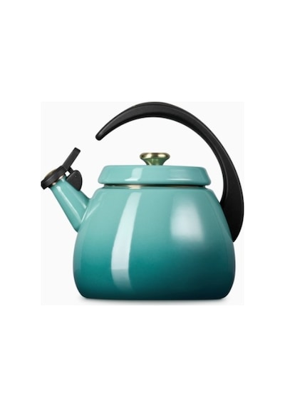 Le Creuset Su Isıtıcısı Çanı 2,1 L, Emaye Karbon Çelik, Şık Ve Dayanıklı Su Isıtıcılar Turkuaz 9