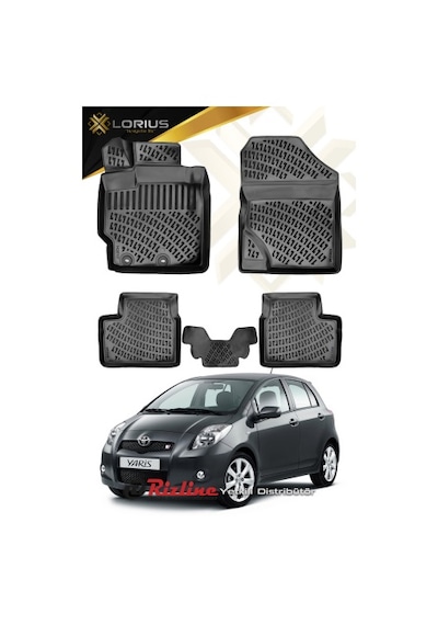 Rizline Toyota Uyumlu Yaris 2005-2013 3D Havuzlu Paspass