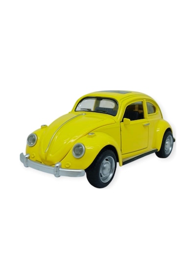 Sesli Işıklı Vosvos Araba 15 Cm - 32111d - Sarı Lisinya