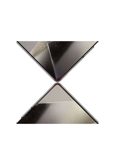 Samsung Galaxy Uyumlu Z Fold 6 Kılıf Novatech Sert Kıpta Kılıf Gri