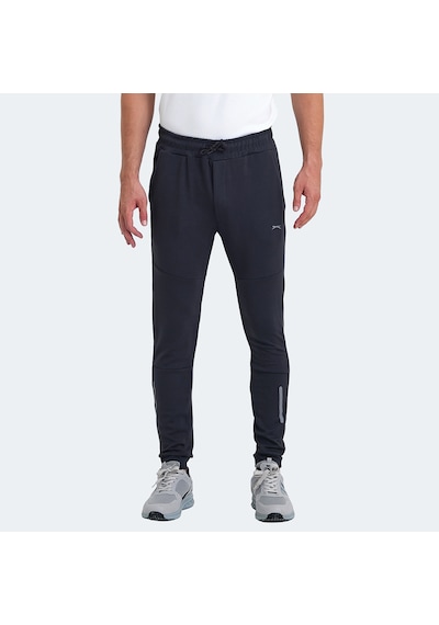Slazenger KOX I Erkek Cepli Dar Paça Gri Eşofman Altı