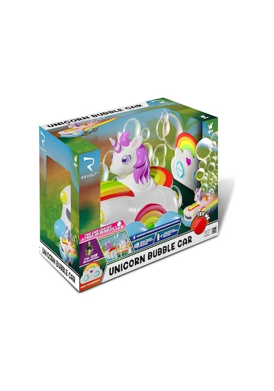 Baloncuk Çıkartan Uzaktan Kumandalı Unicorn Araba 3.7v.usb - S00090834 Beyaz
