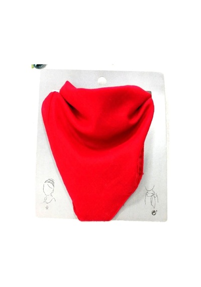 Herşey Nota Kırmızı Düz Fular - Bandana - 23 Nisan, 29 Ekim, 30 A Çok Renkli