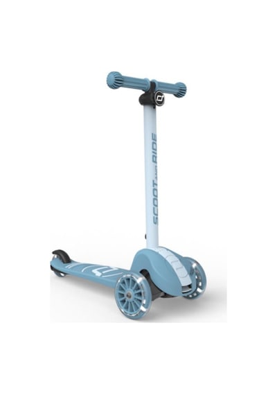 Scoot And Ride Highwaykick 3s Çocuk Scooterı, Steel - Led Tekerlekli, Katlanabilir Ve Ayarlanabilir