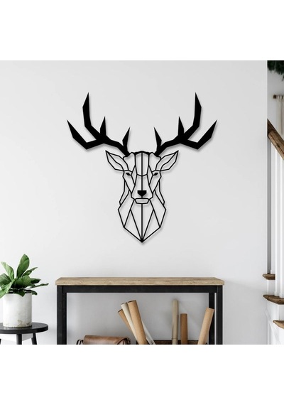 Geyik Metal Duvar Dekoru