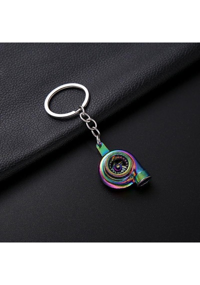 Oto Araba Anahtarlık Turbo Metal Bukalemun Renk Sessiz