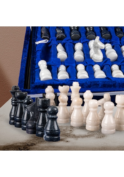Chess Mermer Satranç Takımı M