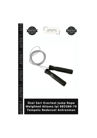 Özel Seri Everlast Jump Rope Weighted Atlama İpi 883380-70 Tempolu Bedensel Antrenman Çok Renkli