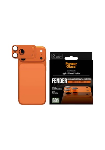 Panzerglass Apple Uyumlu iPhone 17 Pro Max Fender Kozmik Turuncu Lens Koruyucu Turuncu