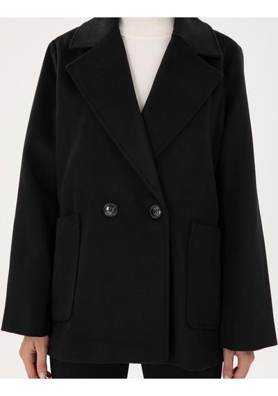 Pierre Cardin Kadın Siyah Kaban 50296074-vr046 Siyah