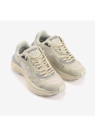Guess Erkek Vegan Spor & Sneaker Ayakkabı Fmjsquele12 Gri