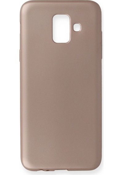 Cosmotex Newface Samsung Galaxy Uyumlu  A6 2018 Kılıf First Silikon - Rose Gold