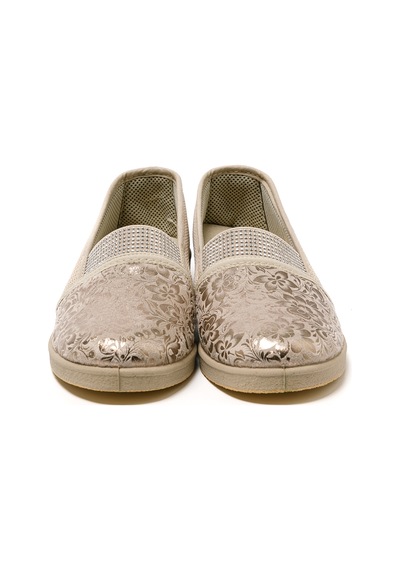 Sandalet Kadın 7827 Green Life Stretch Women's Footwear Beige Bej