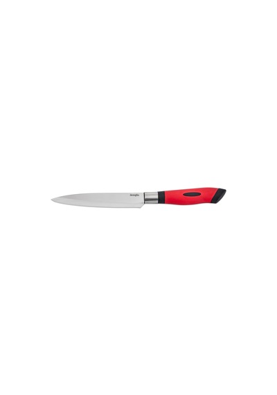 Chefline Pro 5 Parça Mutfak Bıçak Seti + Meyve Bıçağı Hediyeli Paslanmaz Çelik Kırmızı