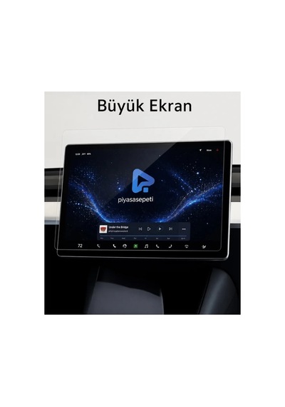 Tesla Model Y Juniper İçin Mat Nano Multimedya Ve Arka Yolcu Ekranı Uyumlu 9h Mat Nano Ekran Koruyucu