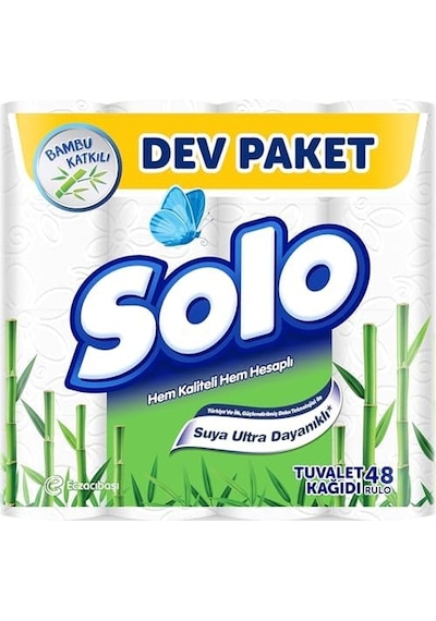 Solo Tuvalet Kağıdı 48 Li Bambu