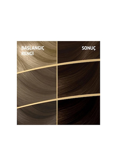 Hubrendy Tedarik Naturals Saç Boyası Kahve 4/0