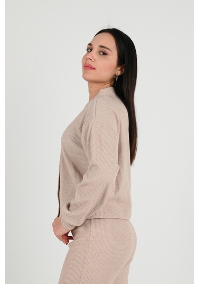 Koza Butik Kadın Örme Hırkalı Takım 3975-24 001
