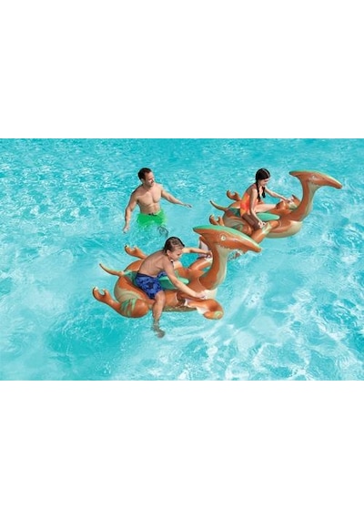 Dinazor Binici 135x198 Cm Bestway - 41105 Çok Renkli