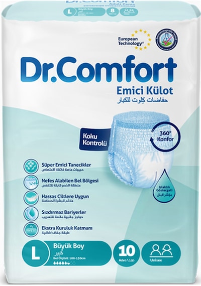 Dr.Comfort Yetişkin Emici Külot L 10'Lu