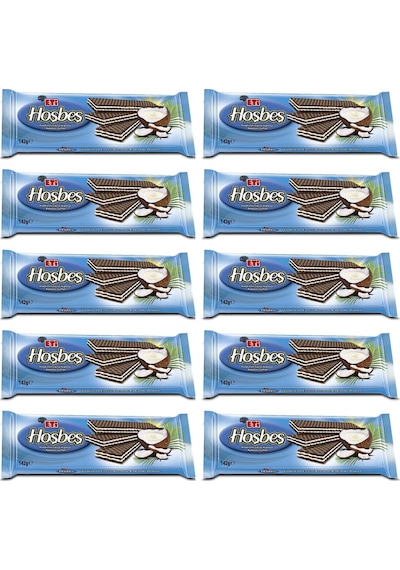 Eti Hoşbeş Hindistan Cevizi Kremalı Gofret 10 x 142 G