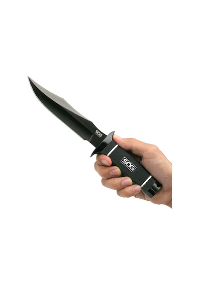 Sog S10b-k Tech Bowie Siyah Kamp Bıçak Siyah