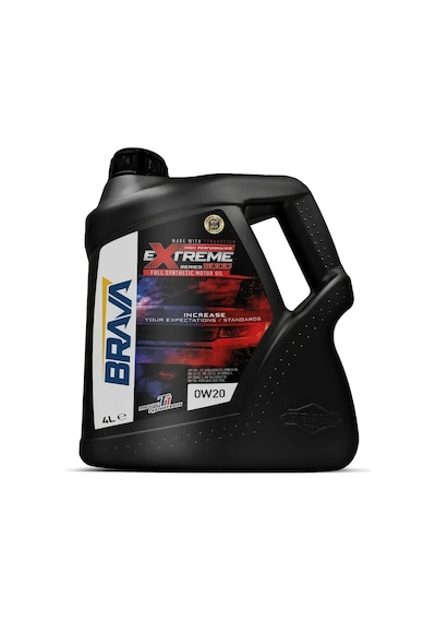 Brava Extreme 9000 0W20 Full Sentetik Motor Yağı 2 x 4 L