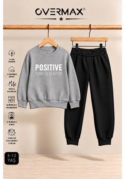 Overmax Positive Baskılı Çocuk Kapüşonsuz Sweatshirt Ve Eşofman Takımı 3-12 Yaş Gri Üst-siyah Alt - 921449094 Gri Üst-siyah Alt Overmax Positive Baskılı Çocuk Kapüşonsuz Sweatshirt Ve Eşofman Takımı 3-12 Yaş Gri Üst-siyah Alt - 921449094 Gri Üst-siyah Alt