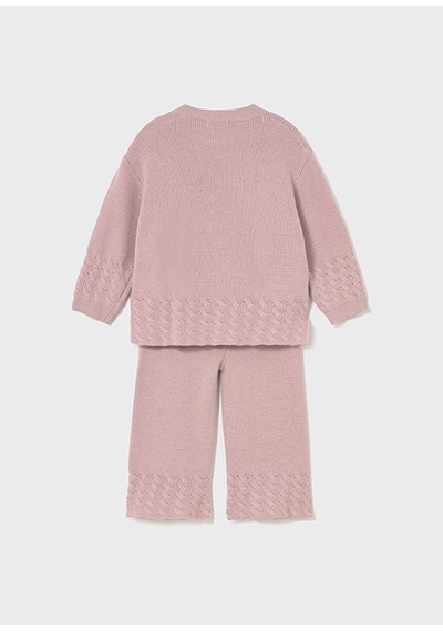 Mayoral Pembe Kız Bebek Triko Takım 2592 Pembe