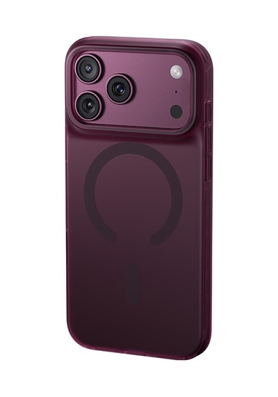 Apple Uyumlu iPhone 17 Pro Max Uyumlu Kılıf M-safe Şarj Özellikli Benks C-magnet Lucid Armorpro Kapak Bordo
