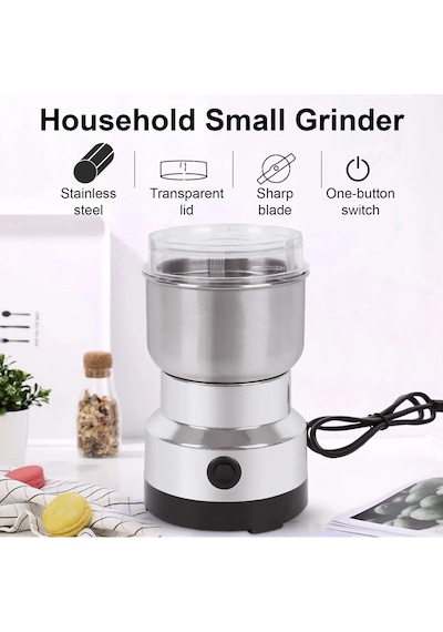 Ambition Mini Elektrikli Kahve Öğütücü Ev Kullanımı 300ml Gıda