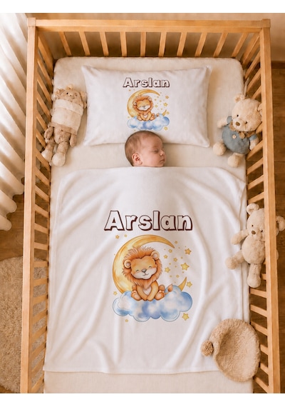 Pia Baby İsme Özel Erkek Bebek Hastane Çıkışı 5 Parça Tulum Seti %100 Pamuk Organik Baskılı 1016tyb0x Ekru
