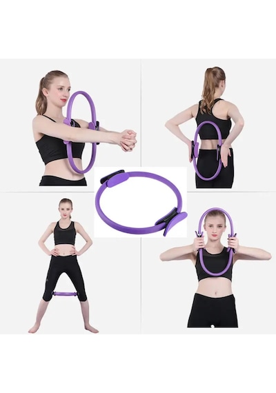 Dura-strong 38 Cm Pilates Egzersiz Çemberi Deluxe Tutamaçlı Gö...