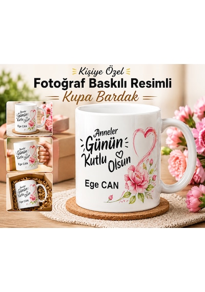 Kupa Bardak Kişiye Özel Beyaz
