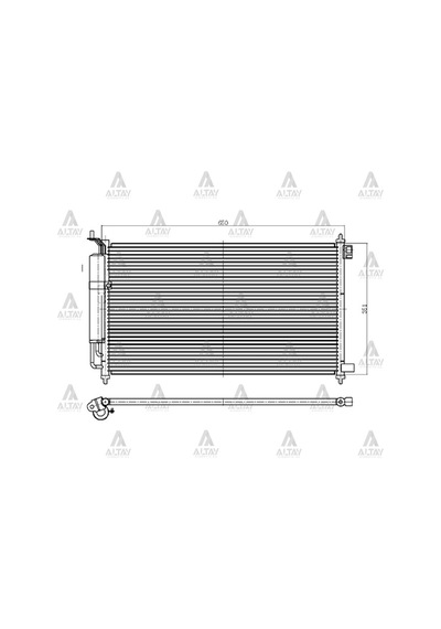 Nissan Micra Juke Note 2003-2010 Klima Radyatörü Benzinli 92100-ax800