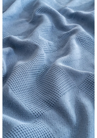Soley Serenity %100 Pamuk 220 X 240 Cm Battal Boy Pike Mavi