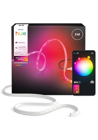 Philips Hue Flux Gradient Outdoor Led Şerit 5m Çok Renkli