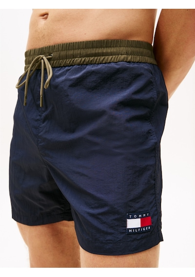 Tommy Hilfiger Medıum Drawstrıng Erkek Mavi Deniz Şortu - Um0um03455