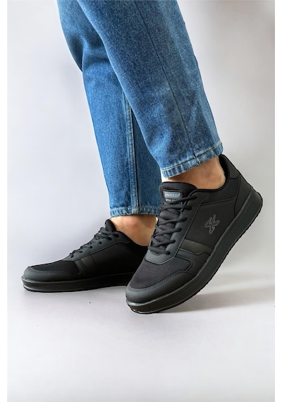 Erkek Günlük Sneaker Rahat Spor Ayakkabı Siyah-Sıyah Siyah