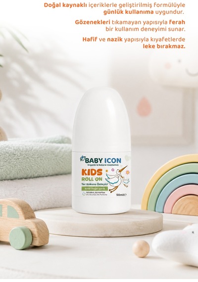 Baby Icon Doğal Çocuk Roll-On 50 ML