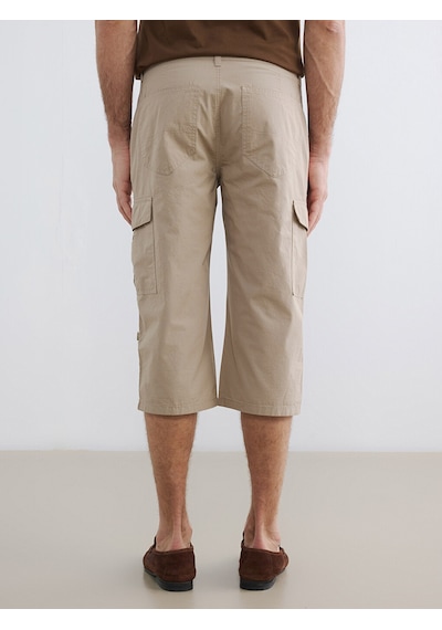 Lcwaıkıkı Classic Bej Regular Fit Erkek Kargo Şort