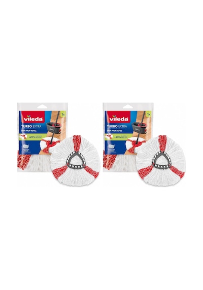 Turbo 2in1 Yedek Paspas, Üçgen Başlık, Yumuşak Mikrofiber, 1 Adet 2li Paket Çok Renkli