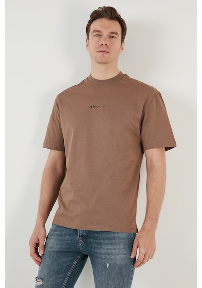 Buratti Pamuklu Relaxed Fit Sıfır Yaka Erkek T Shirt 5902702 Toprak Buratti Pamuklu Relaxed Fit Sıfır Yaka Erkek T Shirt 5902702 Toprak