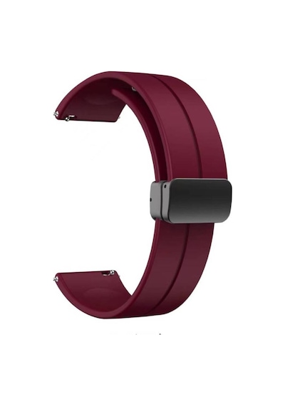 Apsuwa Nubia Red Magic Watch Kordon Kayış D-buckle Mıknatıslı Silikon 22/dbk