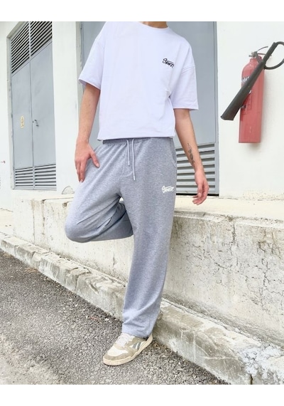Bpm Swd Baggy Eşofman Altı Gri Çok Renkli