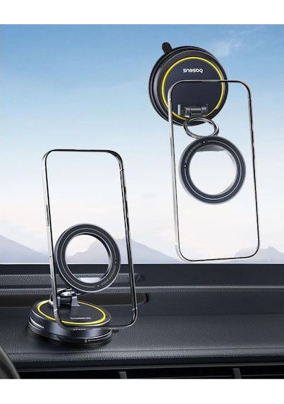 Baseus Vc2 Flex Magsafe Vakumlu Araç Telefon Tutucu